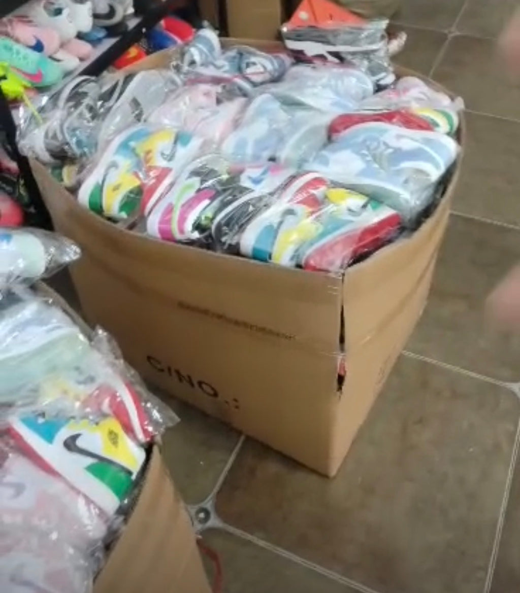 Luxury Mixed Sneakers – Wholesale Bulk Lot | $16.50/Pair | MOQ 120 Pairs | eBay Sellers & Retailers