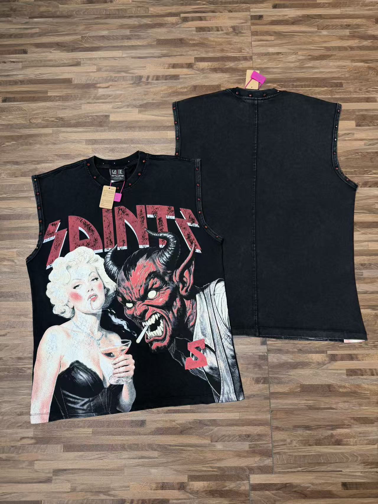Urban Graphic Sleeveless Tee Wholesale Collection – Oversized Graphic Streetwear Tees | $4.95 Each | 50 PCS Per Style | 500 PCS Total MOQ