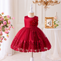 Girls' Red Lace Party Dress | Pack 12 | Unit Price $15 | Mix-GC-136