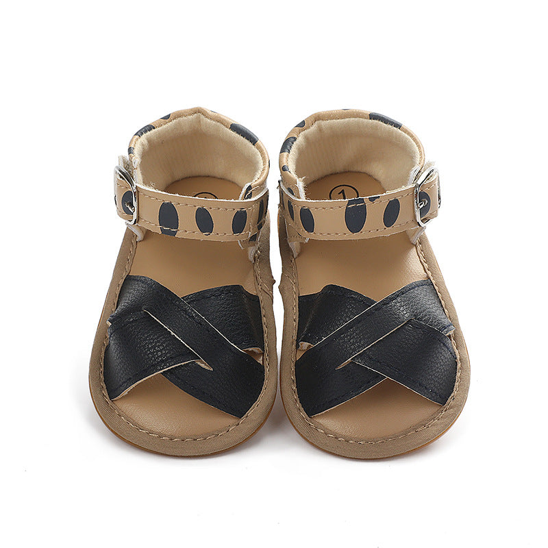 Baby Girl Non-Slip Sandals with Rubber Sole