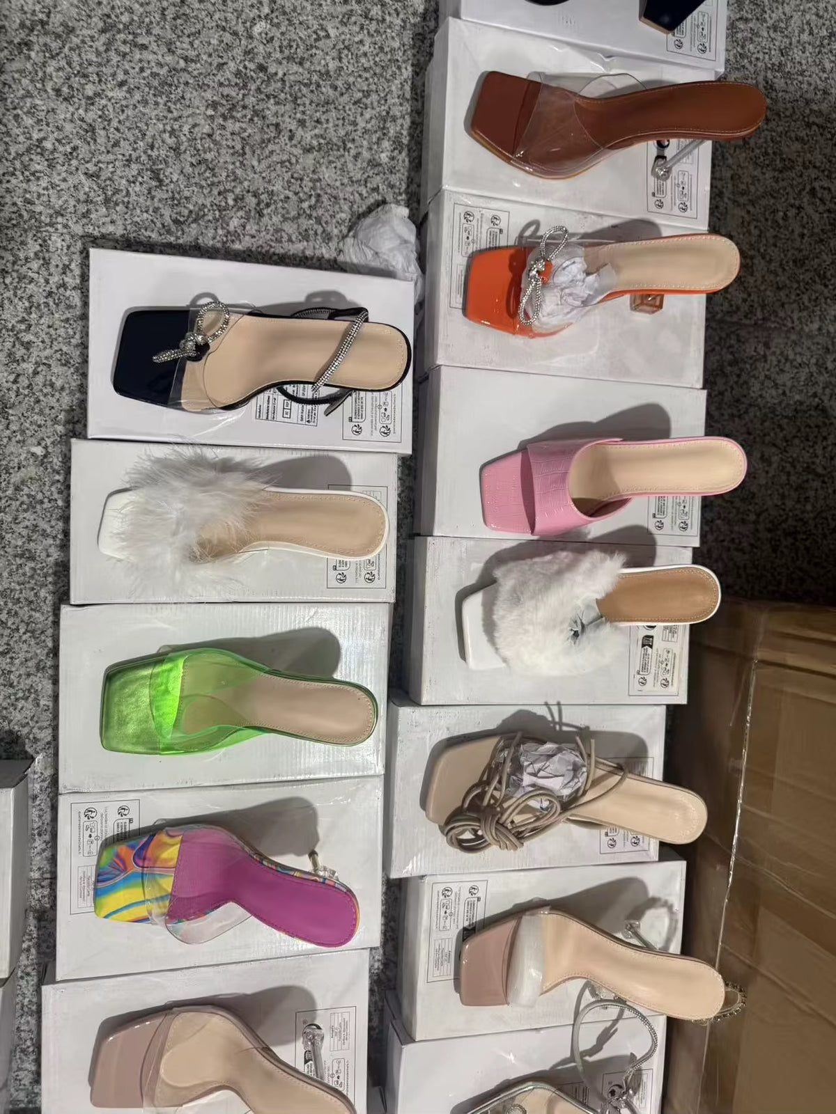 Wholesale Bale Mixed Women's Heels & Sandals (~40 Pairs / 25kg) $7/ kg