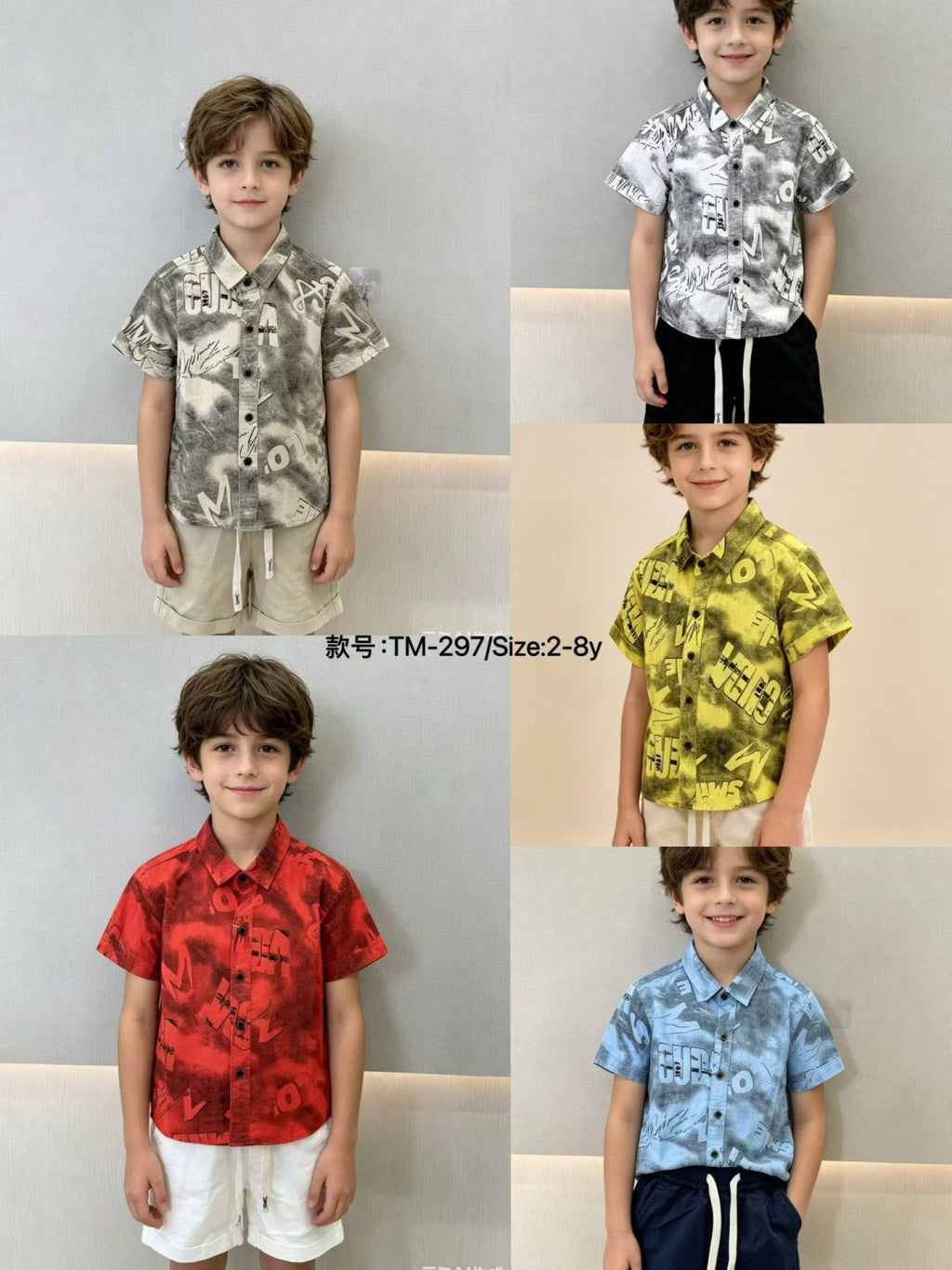 New two-piece shirt set