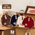 Baby & Toddler Ribbed Quarter-Zip Sweaters, $5.50 Each, Packs of 5–12, Code Mix-GC-156
