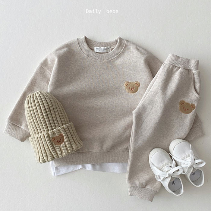 Baby Bear Sweatsuit Set – Wholesale | $9.50/Set | Sizes 6-9M | MOQ 12 Per Color .