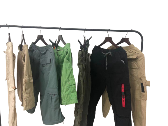 Used summer clothes cargo short and long men's second hand clothing