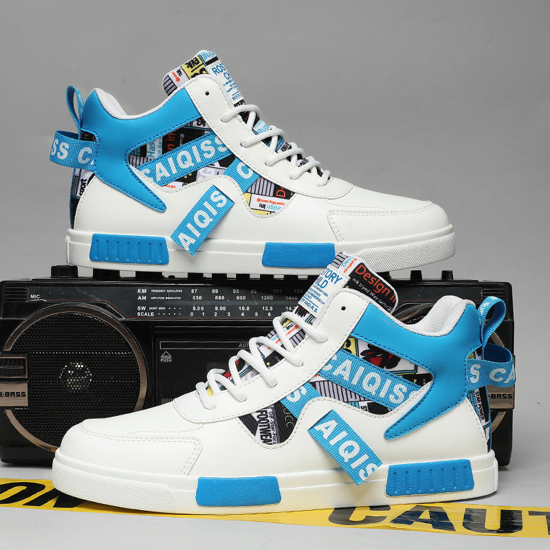 Men's High Top Casual Sneakers – Outdoor Sports Board Shoes