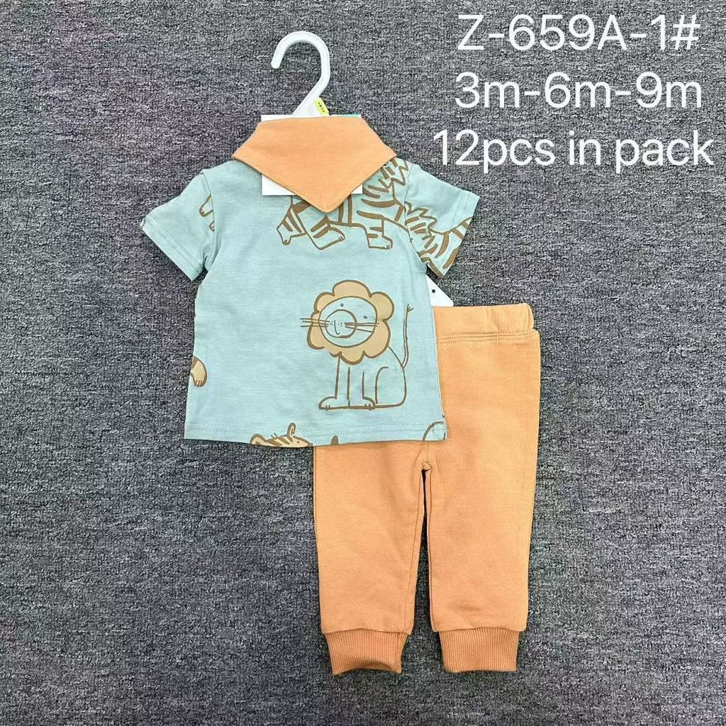baby 3pcs set Size:3m-6m-9m-12m-18m 10pcs in pack