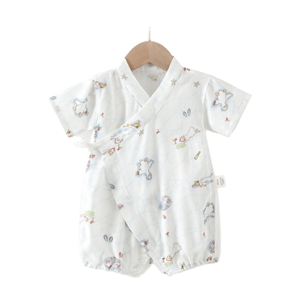 Baby short sleeved jumpsuit
