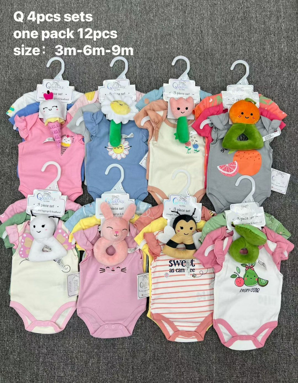 baby romper set moq 12set each color