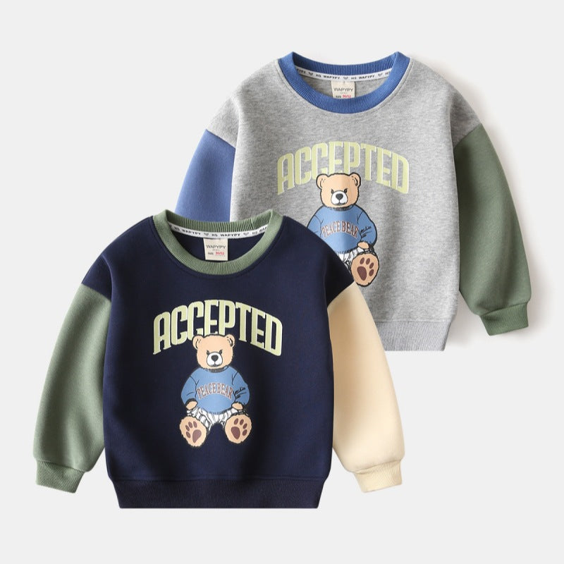 Boy's sleeve sweatshirt baby