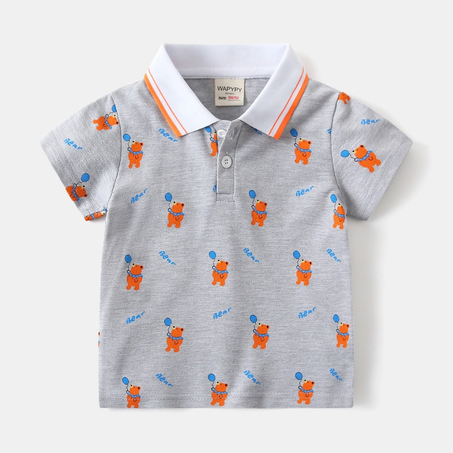 Boy polo shirt short T baby