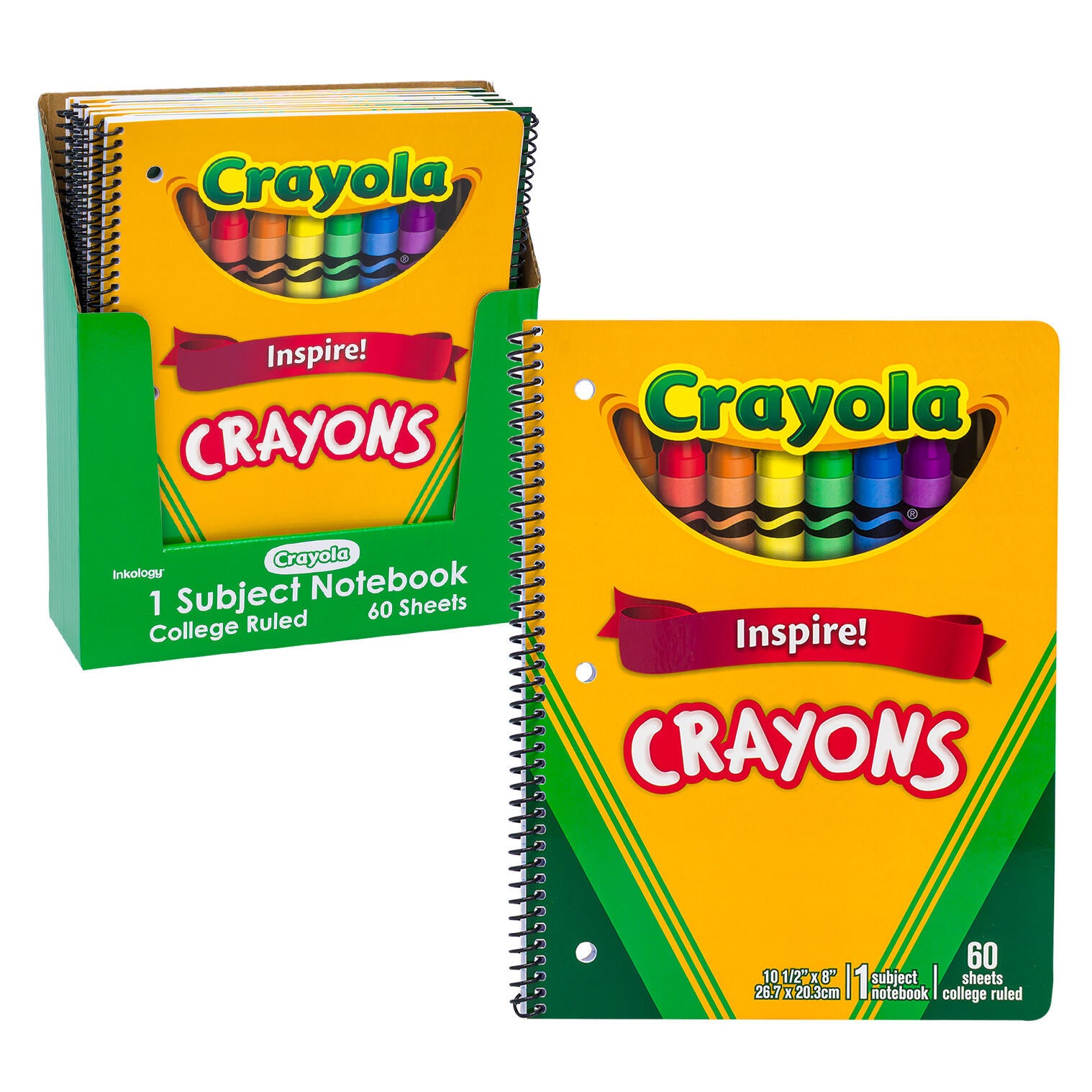 College Ruled 1 Subject Notebook - 60 Sheets | Pack of 12