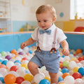 Gentleman's dress baby jumpsuit
