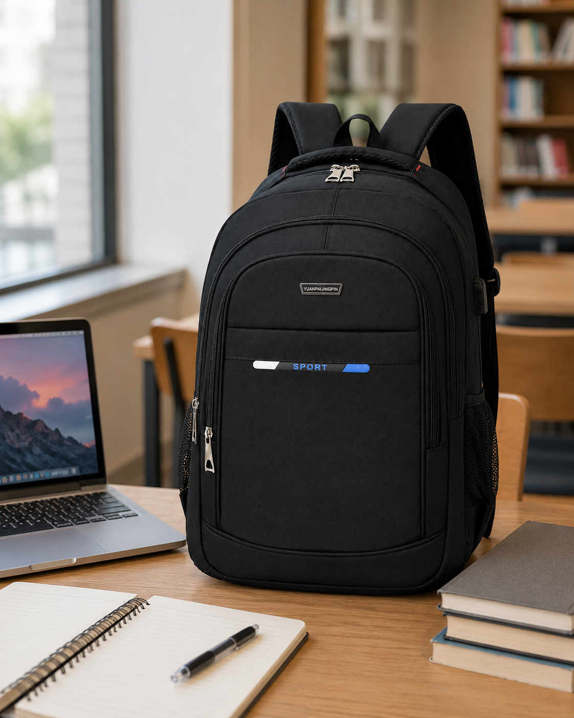 School Backpack — Style A (MOQ 100 pcs)
