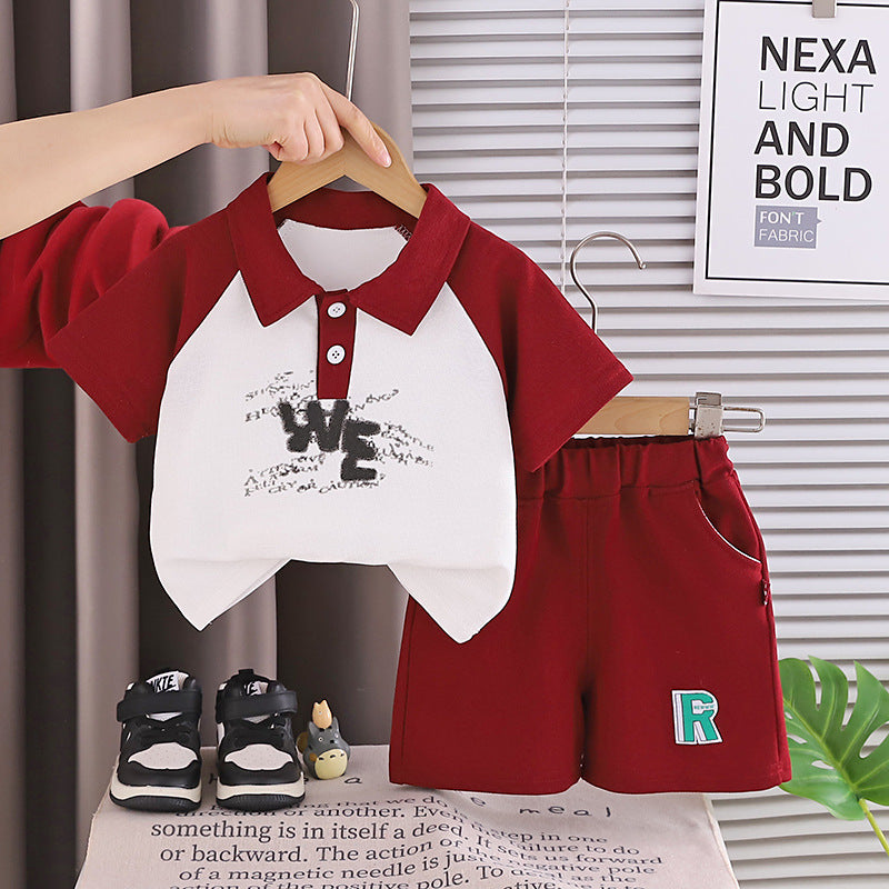Summer clothes baby two-piece set