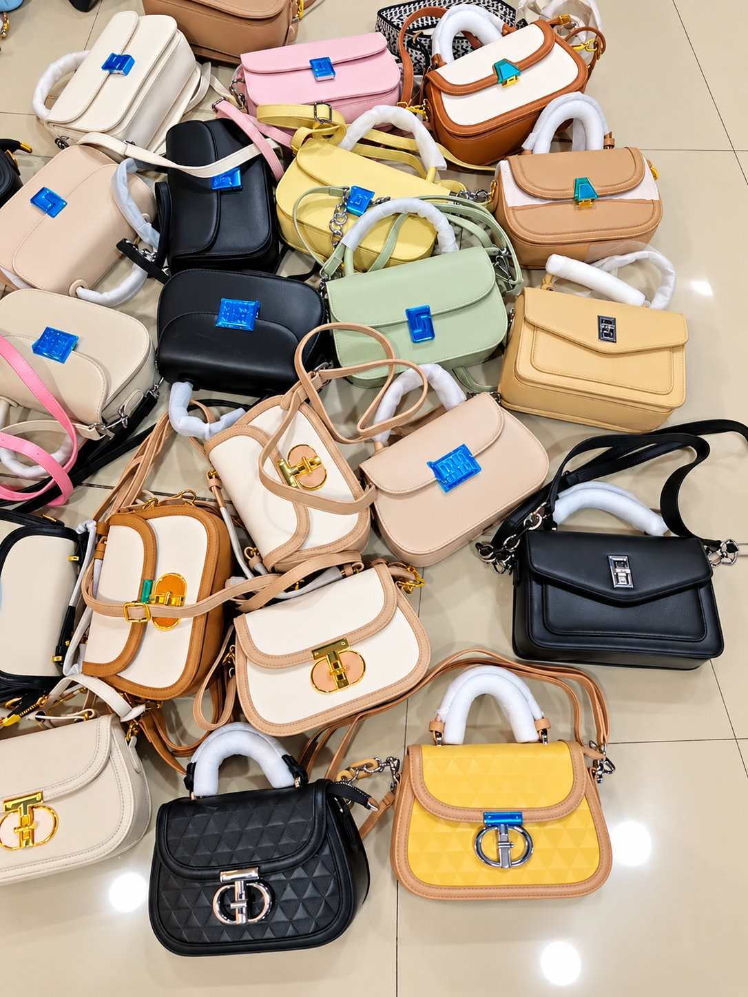 Mixed Inspired Handbags for Women | $7 Each | MOQ 50 | Code MIX-GB-210