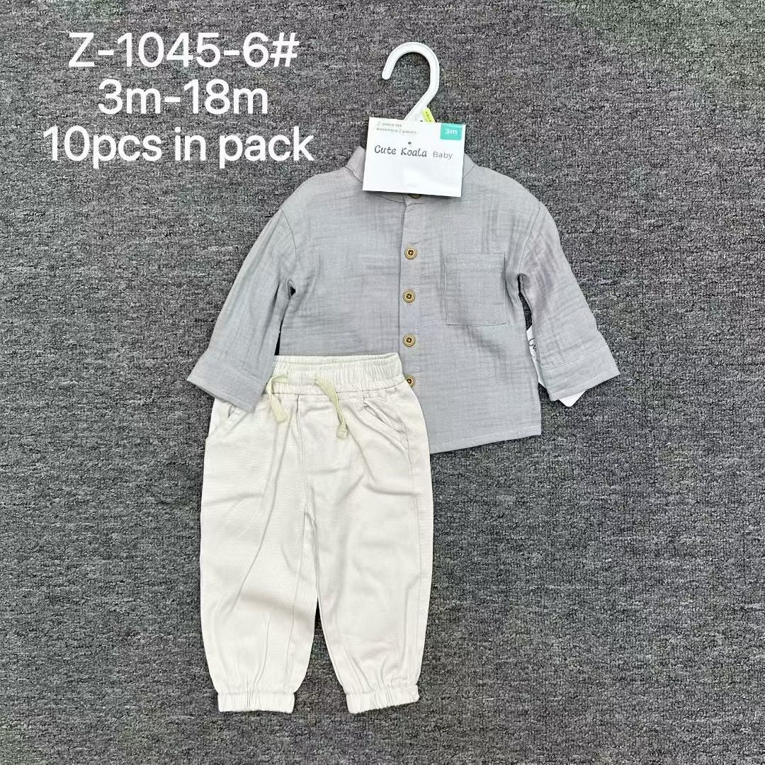 New design baby 2pcs set Size:3m-6m-9m-12m-18m moq 10set each color