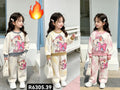 Girls Purrfect Cat 2-Piece Tracksuit Set | Pack 12 | 12.50 /sets | MOQ 3 Packs