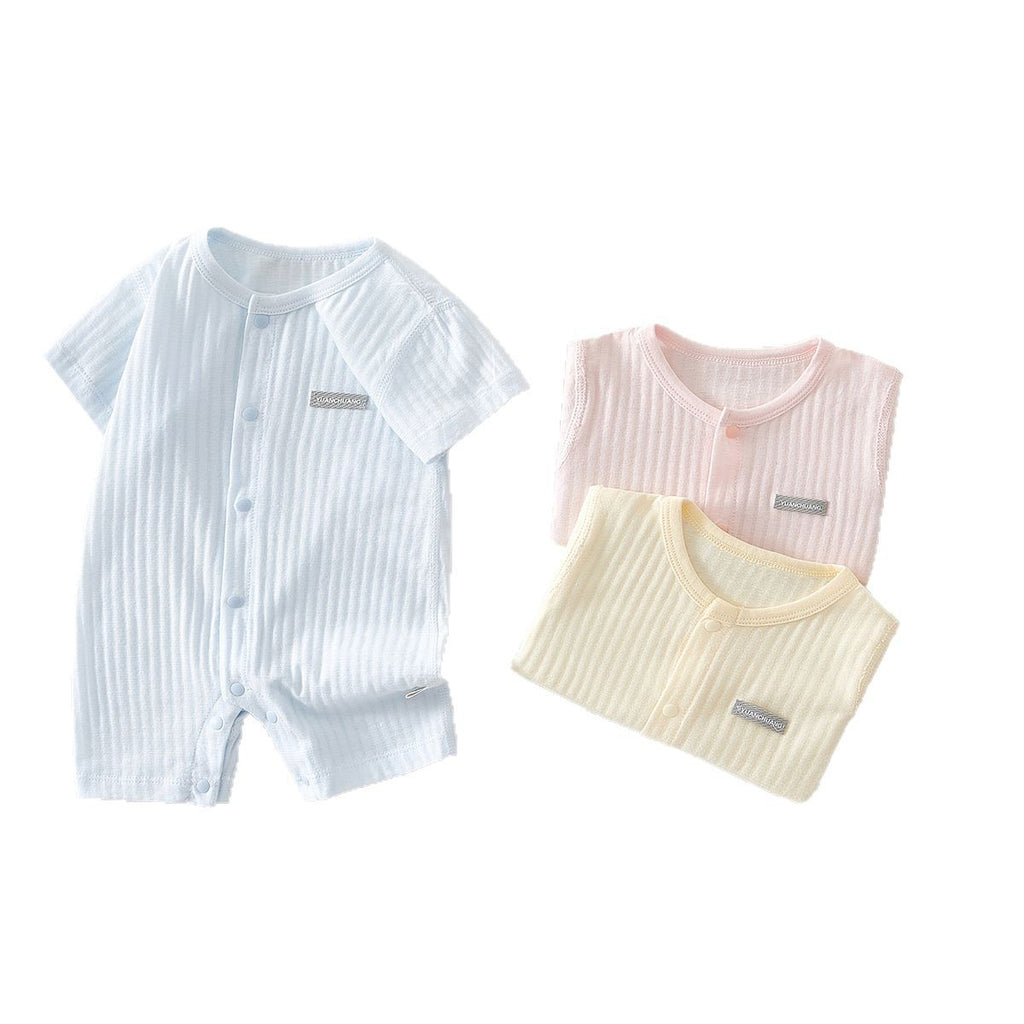Jumpsuit thin short sleeved summer baby clothes