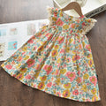 Girls' Ethnic Print Sleeveless A-Line Dress — Summer Vacation Style