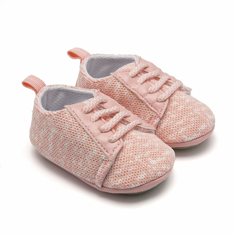 Baby Toddler Sneakers – Non-Slip Breathable Indoor Shoes
