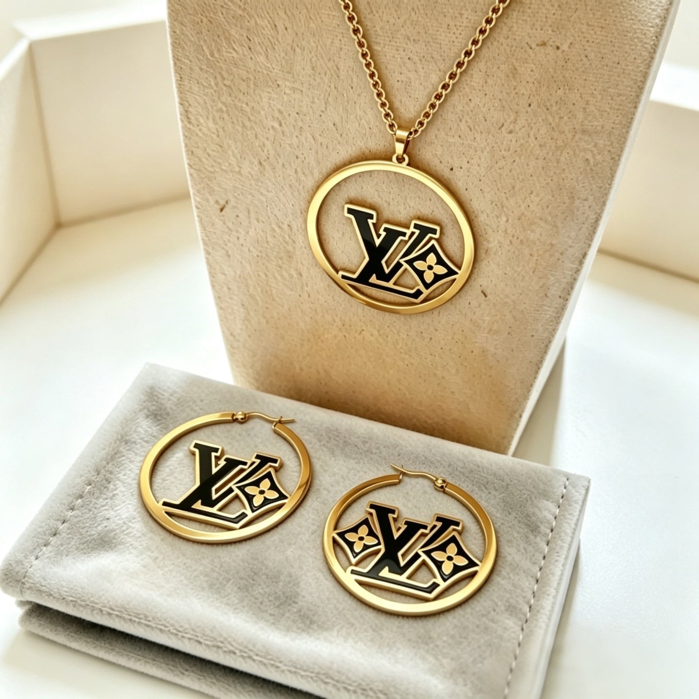 Necklace 3368-2, Earrings A732-2