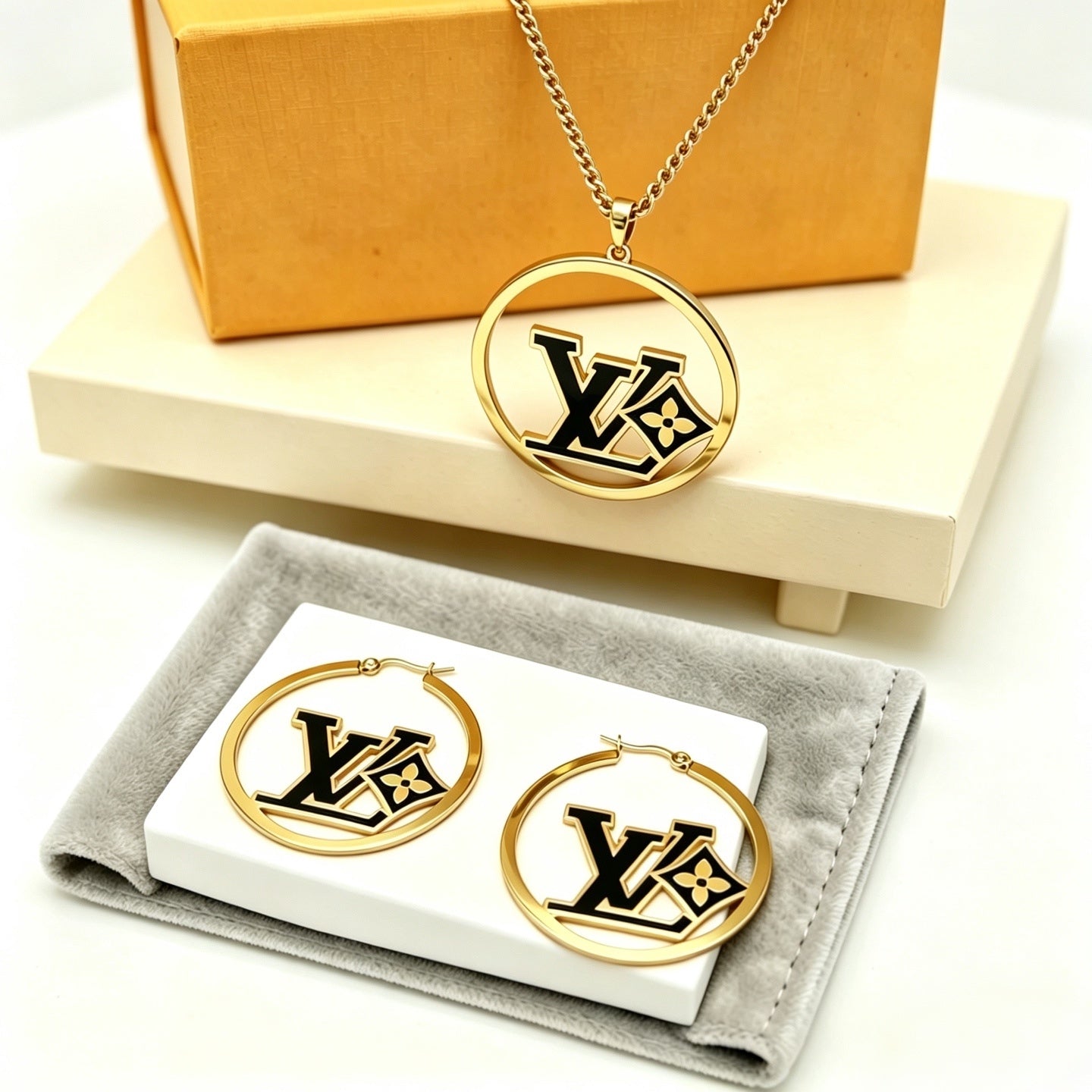 Necklace 3368-2, Earrings A732-2