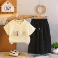 Summer baby and children's clothing two-piece set
