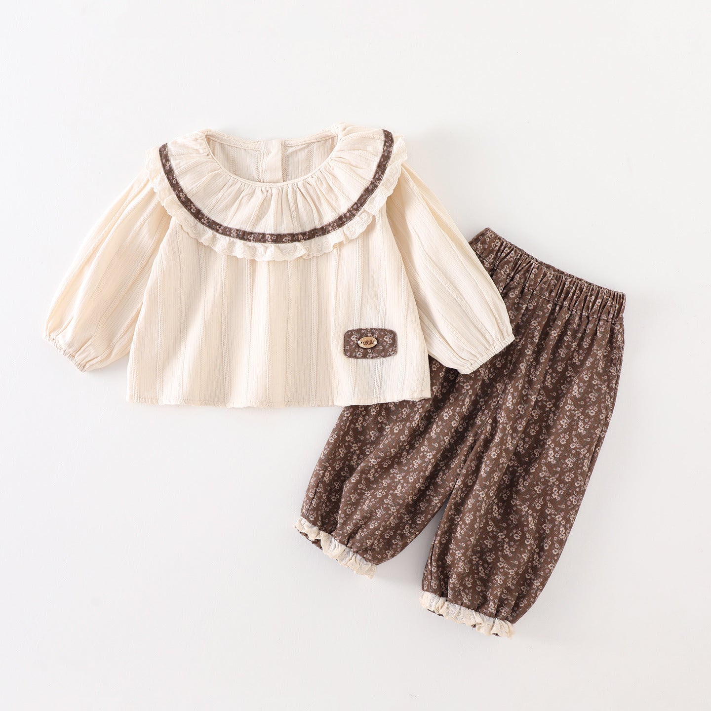 Autumn New ArrivalSet Baby Long Sleeve Unisex Baby Fashionable Casual Versatile Outerwear