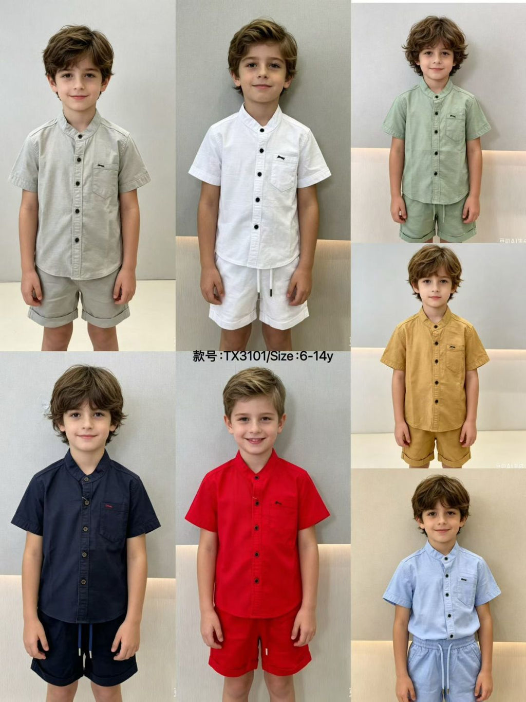 New two-piece shirt set