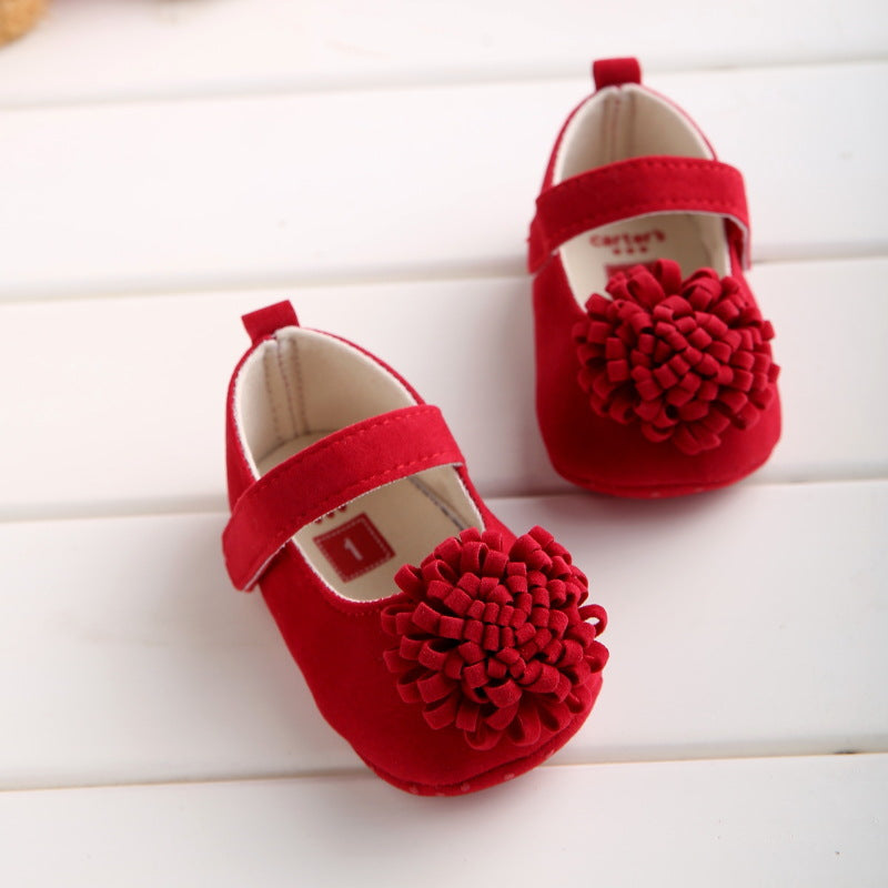 Baby Girl Soft Sole Princess Shoes – Non-Slip First Walker