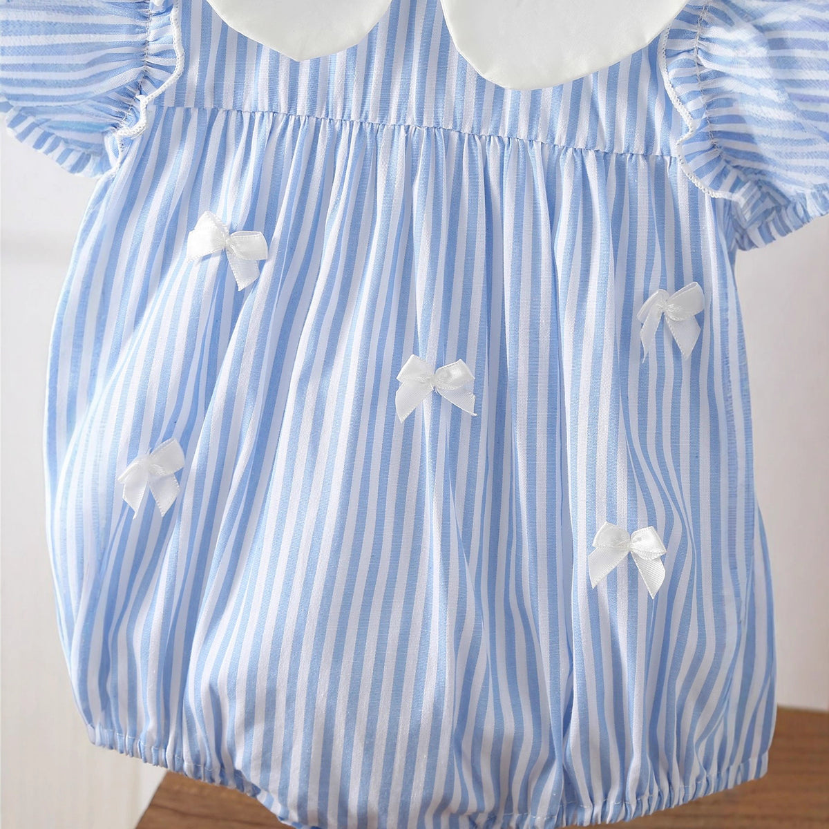 Baby Clothes Autumn New Style Girl Baby Bodysuit Princess Stripe Romper Baby Girls Outerwear Vest Crawling Suit