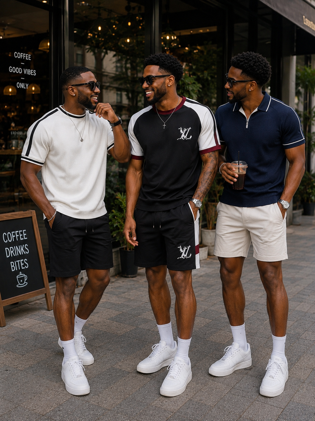 Men’s Premium 2-Piece T-Shirt & Shorts Set – Wholesale Pack of 24 – $15 Each – Mixed Sizes