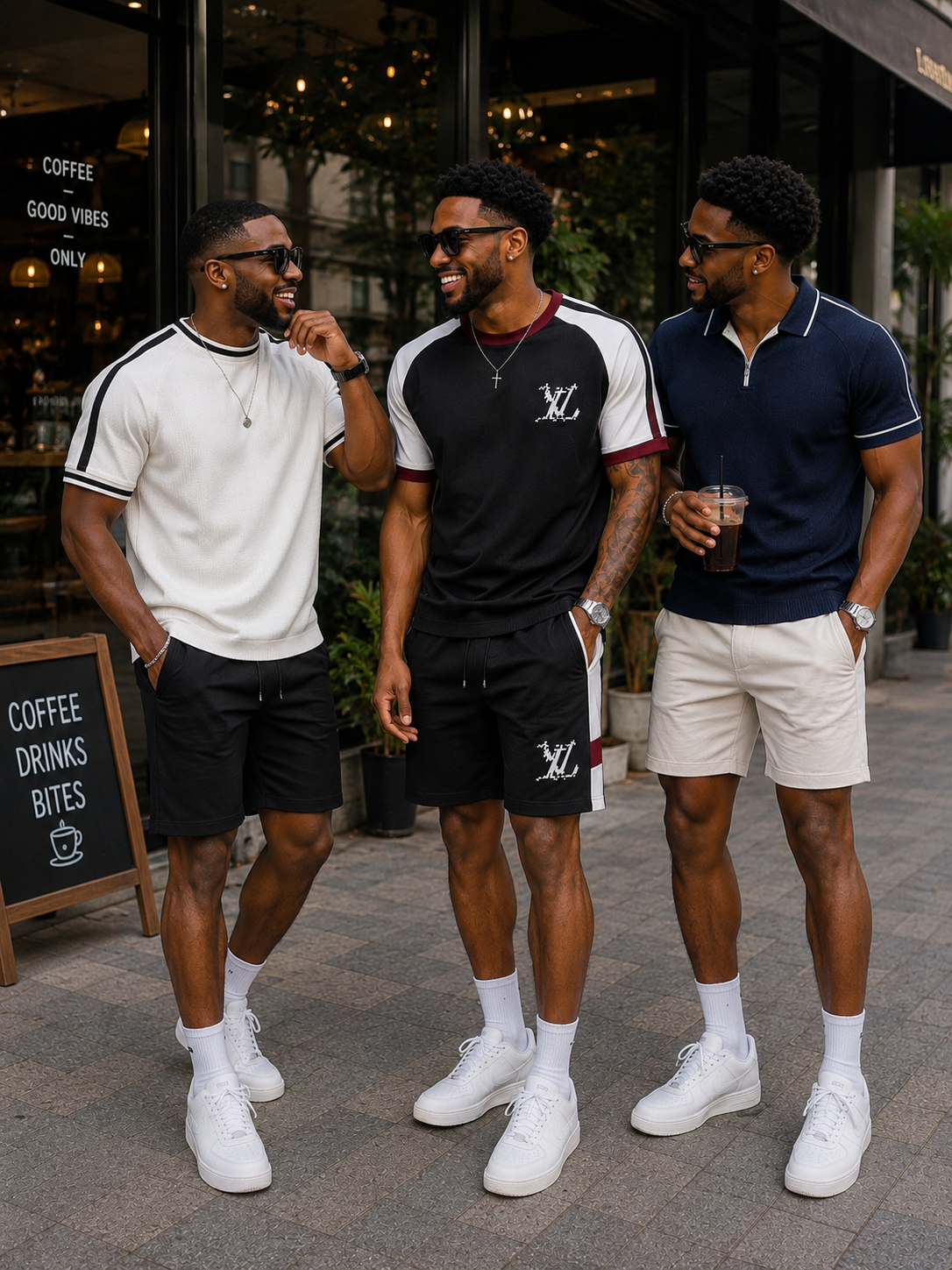 Men’s Premium 2-Piece T-Shirt & Shorts Set – Wholesale Pack of 24 – $15 Each – Mixed Sizes