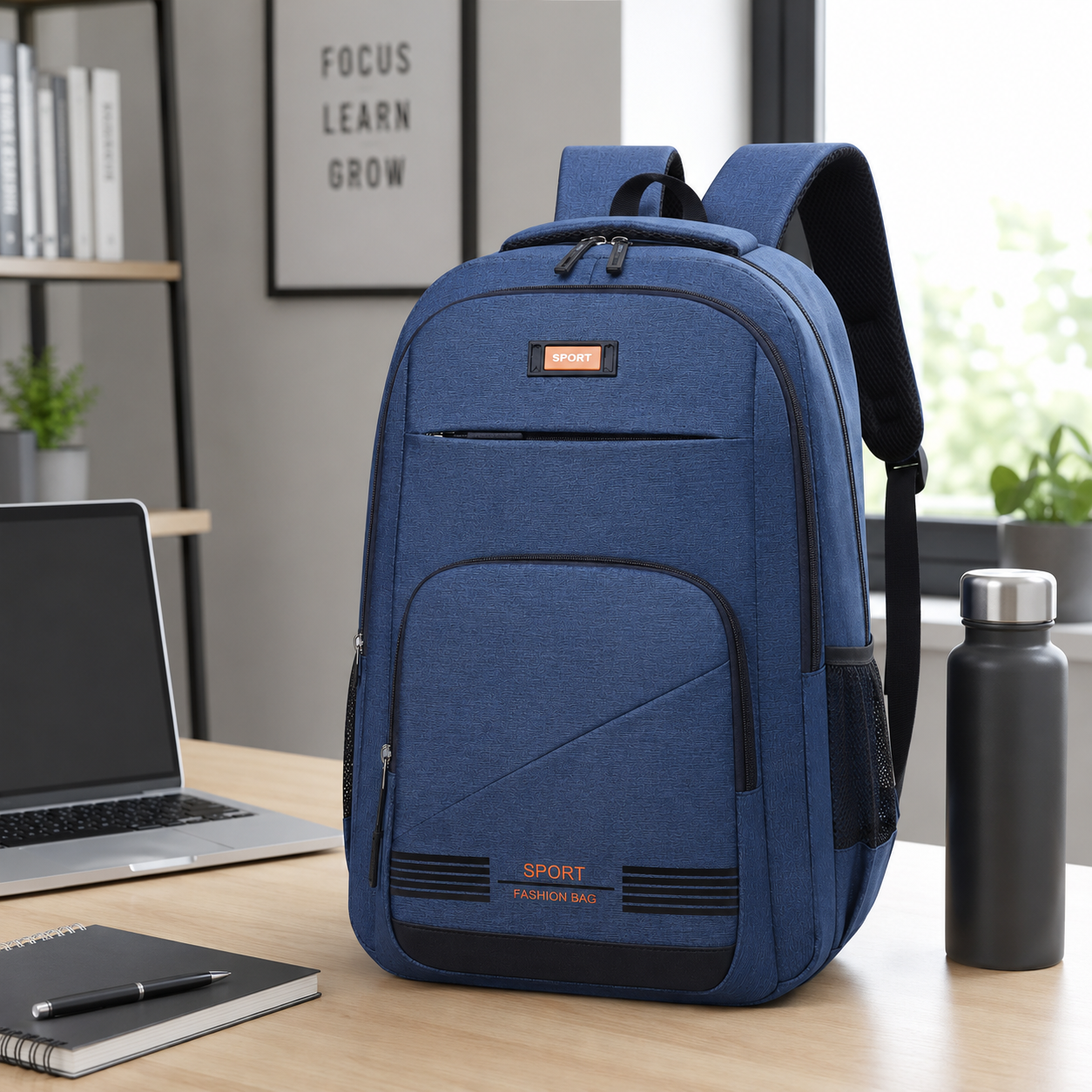 School Backpack — Style D (MOQ 100 pcs)