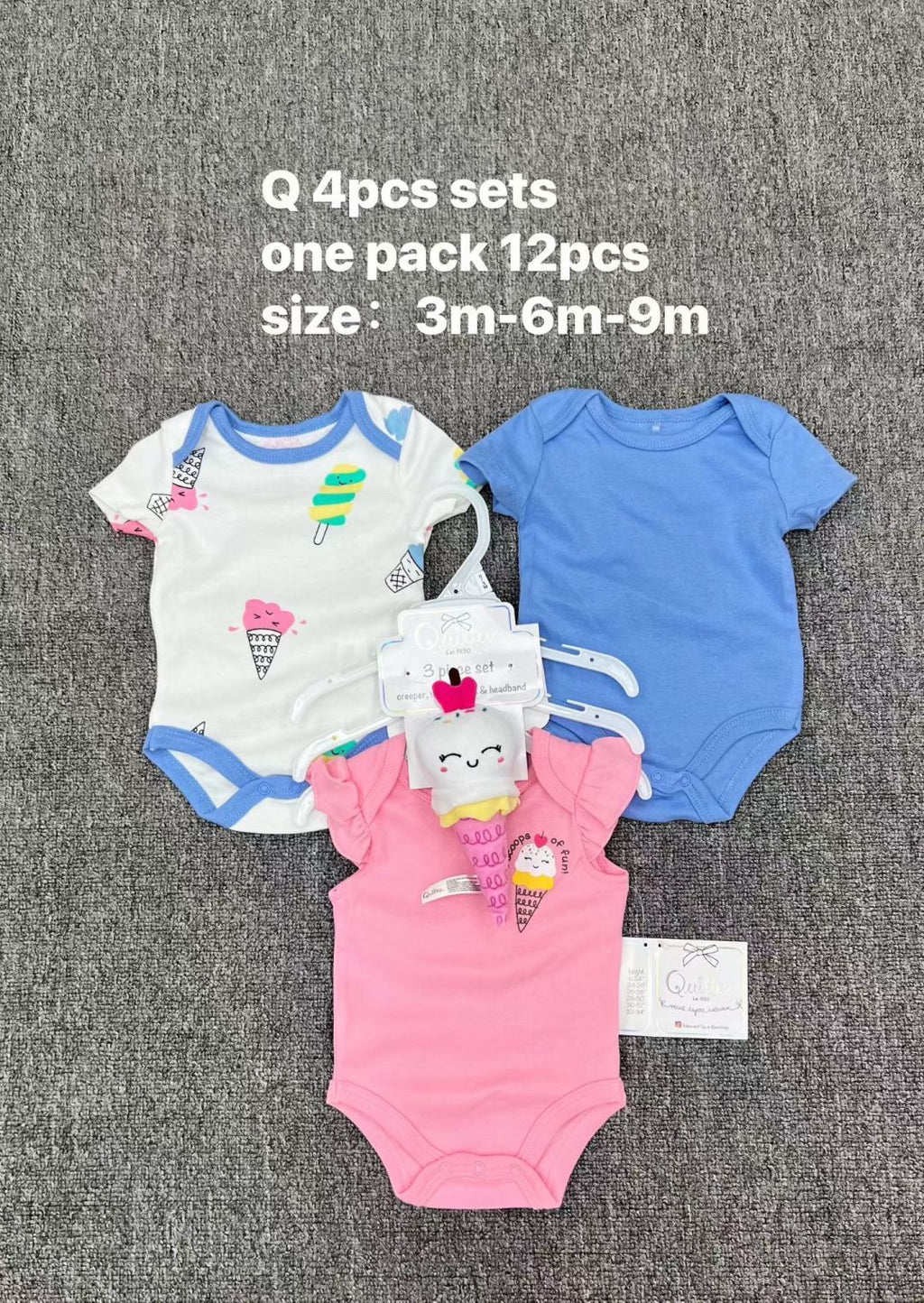 baby romper set moq 12set each color