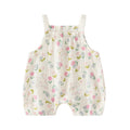 Baby Strap Crawler Clothing Summer Baby Small Floral Strap jumpsuit