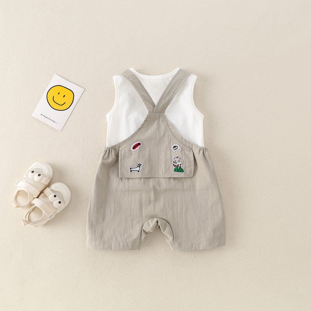 Clothing Baby Lightweight Overalls Separated Set