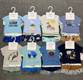 4-Piece Baby Boys Outfit Set – Assorted Prints & Colors | MOQ 12 Sets | $8.12 Per Set