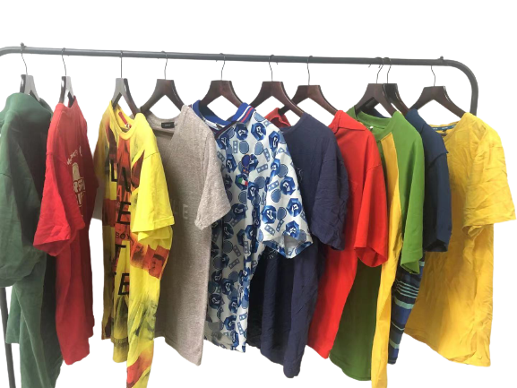 Used summer clothes men's short sleeves t-shirt men's second hand clothing