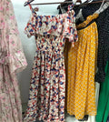 used summer clothes silk dress women's second hand clothing