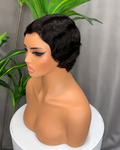 Short Finger Wave Pixie Wig | Natural Black | $24.99/Each | MOQ 12