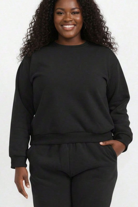 Fleece Tracksuit Set | $17/pc | MOQ 4 pack per Color. Pack 1xl -2xl -3xl . 2-2-2