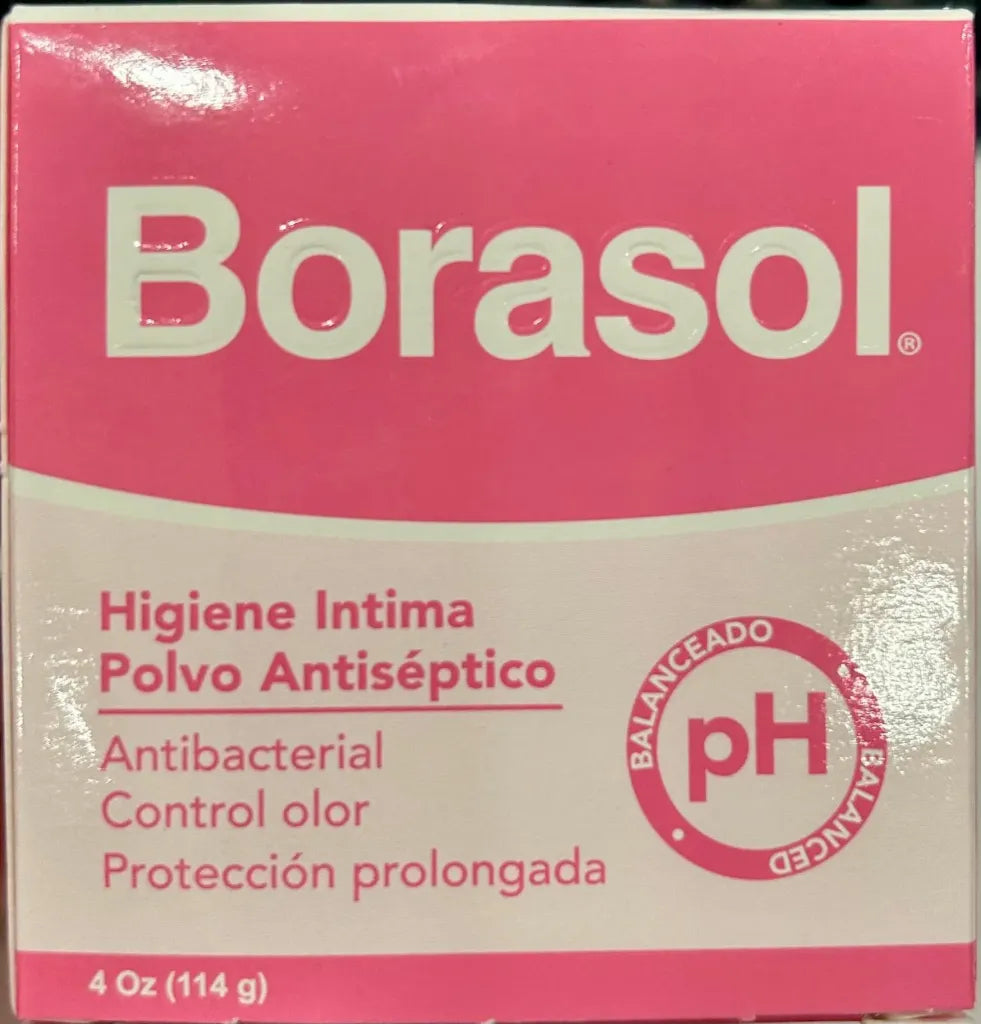 BORASOL Antiseptic Feminine Powder 4oz /MOQ 12/ unit price $9.50