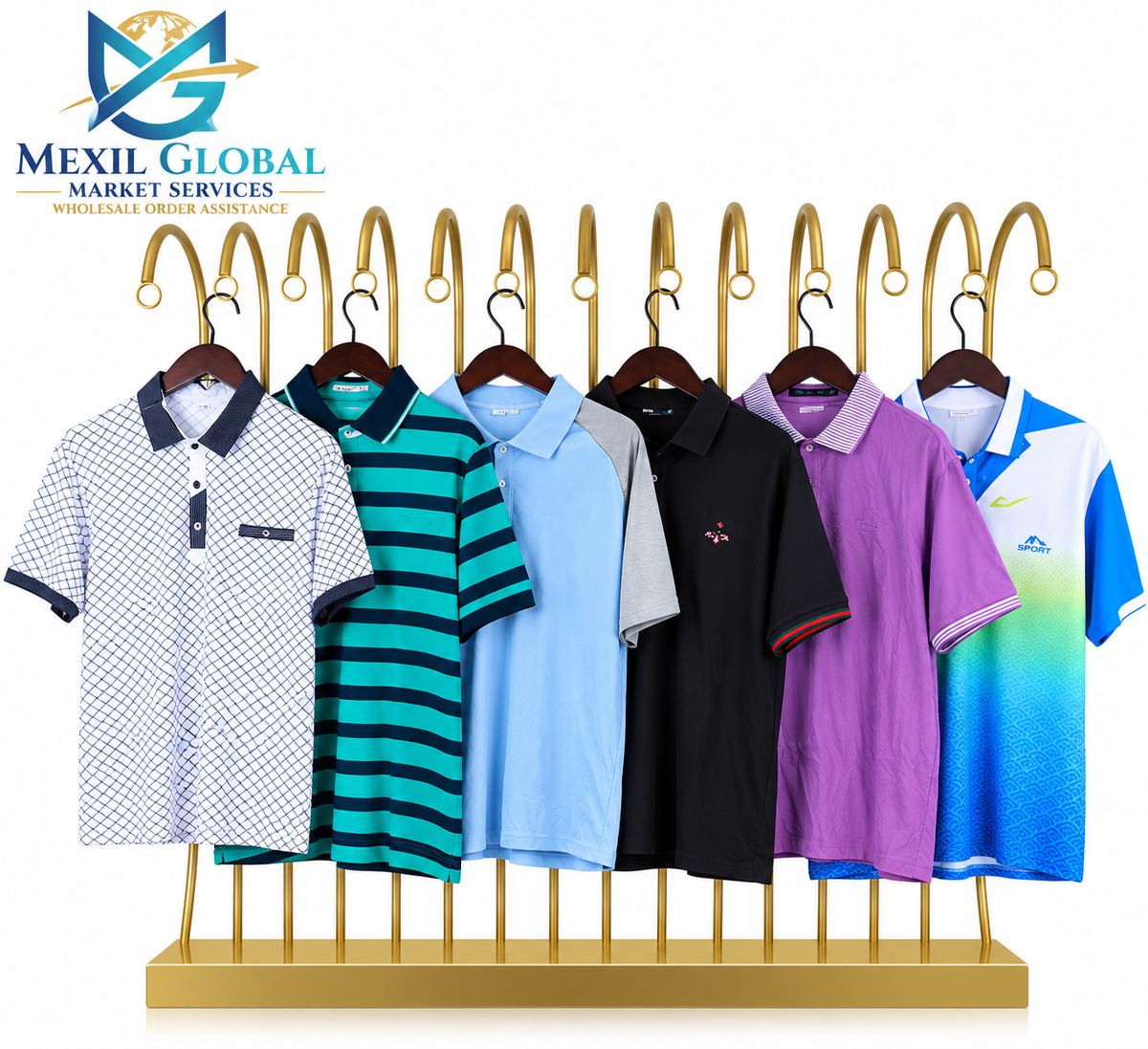 Grade A Men's Polo Shirt – 243 pcs / 45 kg | $1.63/pc | $8.78/kg