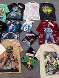 Mixed Graphic T-Shirts Assortment – MOQ 100 pcs | $6.00/pc / 300-380g