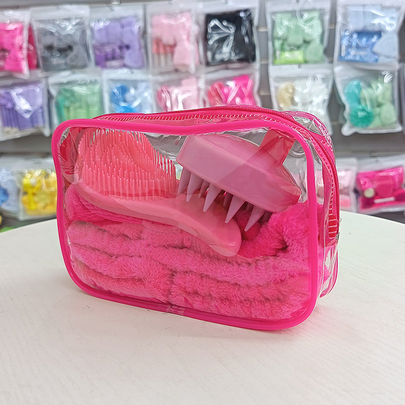 Hair Care Gift Set Bag – Assorted Colors | MOQ 50 | $8.50/bag