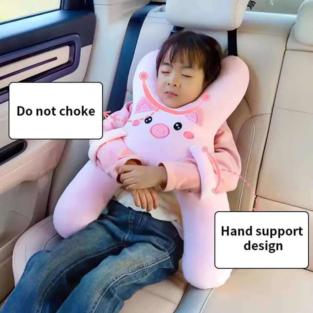 SnuggleSafari™ Travel Pillow 🦁💤 — Cozy Comfort for Little Adventures