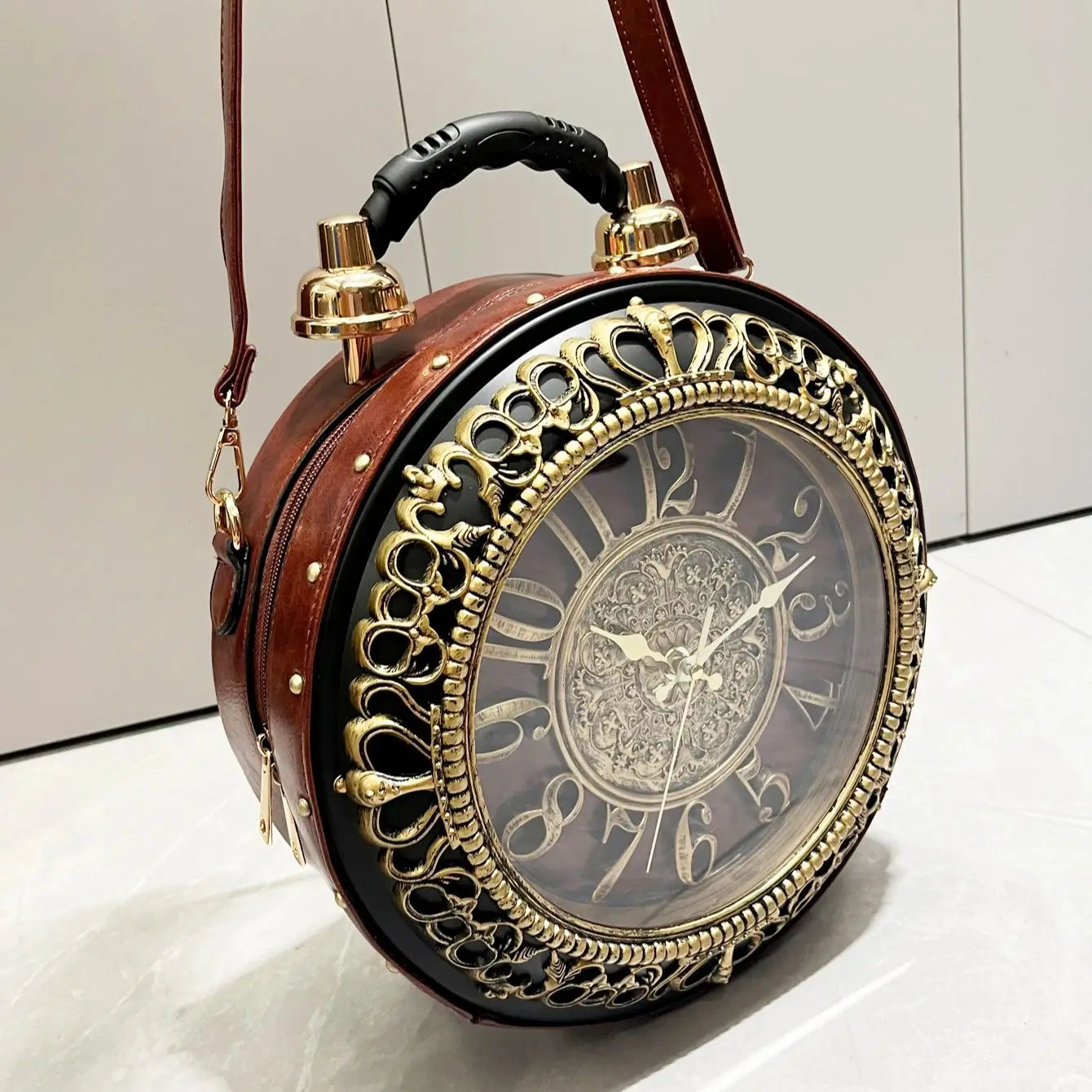 TimeLuxe™ Clock Bag ⏰👜 — Timeless Fashion, Everyday Elegance