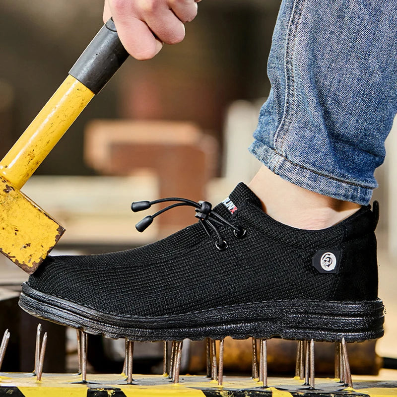IronStride™ Safety Sneakers 🔩👟 — Puncture-Resistant Protection